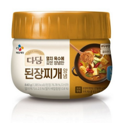 cj제일제당 다담 된장찌개전용 리뷰후기