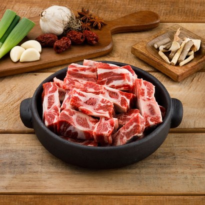 [미트포테이블] 갈비탕용 갈비 탕갈비  부드러운 미국산 블랙앵거스 꽃갈비로 만들었습니다