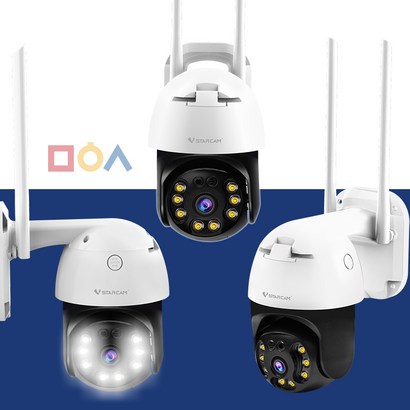 [당일출고] 브이스타캠 300만 실외 가정용 CCTV