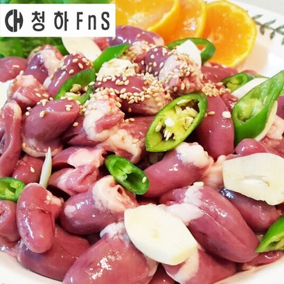 [청하FnS] 국내산 염통볶음/염통/캠핑/혼술/피크닉