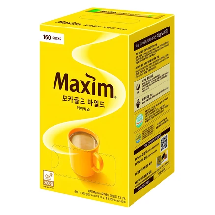 맥심 모카골드 마일드 커피믹스, 12g, 160개입, 1박스