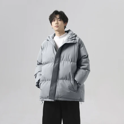 남성 겨울 패딩 숏패딩 후드 점퍼 재킷 코트 아우터 외투 오버핏 남녀공용 패션 도톰 보온 따뜻한