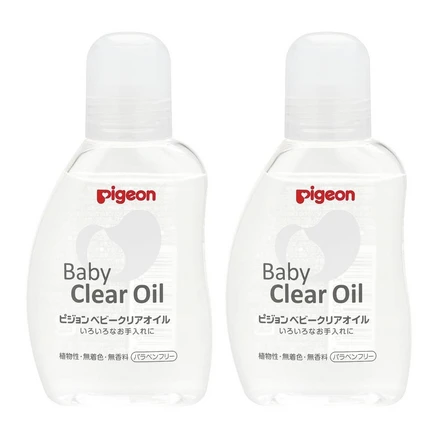 Pigeon Baby Clear Oil 피존 아기 전신 베이비 클리어 오일 80ml 2개