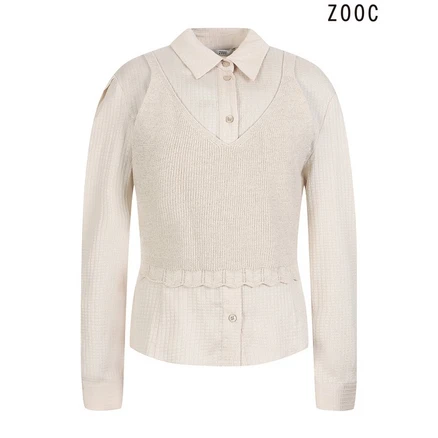 주크 뷔스티에 레이어드블라우스 V224MSC934 LE