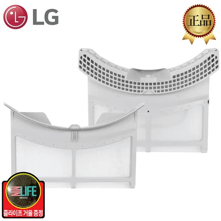 LG전자 트롬 건조기 정품 내외부 먼지 필터 세트 14kg 16kg 용 (즐라이프 거울 포함), 1개