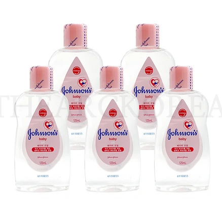 존슨즈베이비 오일, 125ml, 5개