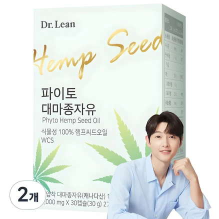 닥터린 파이토 대마종자유, 30정, 2개