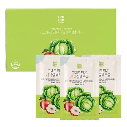 추천1 사과 100 % 사과쥬스팩