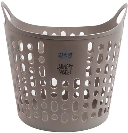 샤바스 스칸디나 트임형 세탁바구니, 브라운
