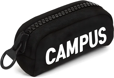 포포팬시 캠퍼스 왕지퍼 펜파우치, 블랙, 1개