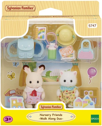 실바니안패밀리 단짝 아기친구들의 유치원 가는 날 피규어 세트 5747, 1세트