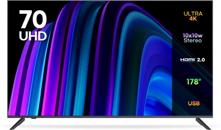 이노스 4K UHD LED 제로 베젤 TV, 177cm(70인치), E7000UHD, 스탠드형, 방문설치