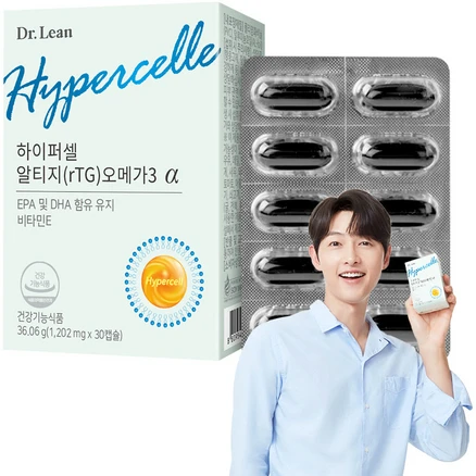 닥터린 하이퍼셀 알티지 rTG 오메가3 알파, 30정, 1개