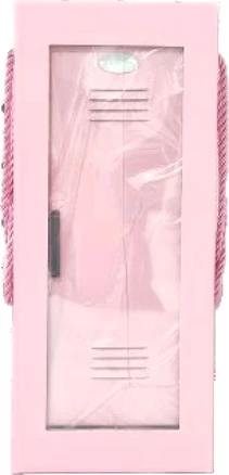 주식회사아텍스 철제 미니 캐비넷 27.5 x 10.5 x 10.5 cm, 베이비핑크