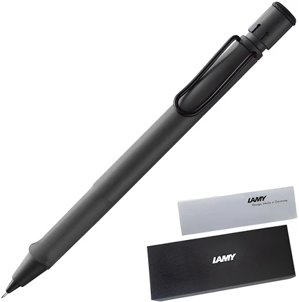 LAMY 사파리 샤프 챠콜 + 하드케이스 + 리플렛, 0.5mm, 1세트