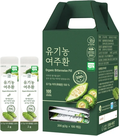유기농마루 유기농 여주환 100p, 200g, 1개