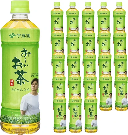 오이오차 녹차, 525ml, 24개