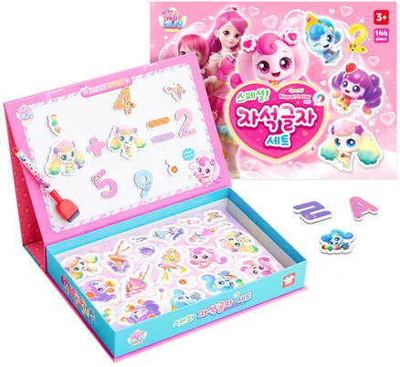 아리아띠 캐치티니핑 새콤달콤 스페셜 자석 글자 세트, 혼합색상, 1개