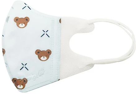 러블리앙즈 3D 유아 마스크 초소형, 30개입, 1개, 곰