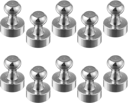 코멧 초강력 고리자석 후크 체스형 도장자석, 10개