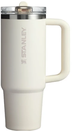 스탠리 퀜처 프로투어 플립스트로 텀블러, 크림, 1개, 887ml