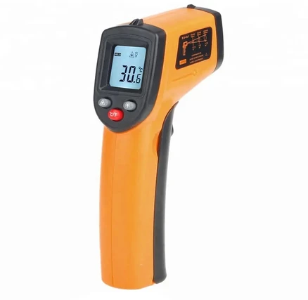 루아즈 비접촉 산업용 적외선 디지털 온도계 LUAZ-GM320, 혼합색상, 1개