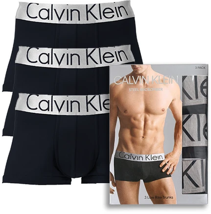 캘빈클라인 언더웨어 CK 남자 팬티 속옷 드로즈 사각 면 3장 세트 NB1656