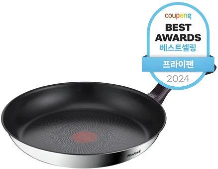 테팔 인덕션 티타늄 1X 스테인리스 스틸 트렌디쿡 프라이팬, 28cm, 1개