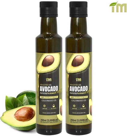 아임 최상급 HASS품종 100% 냉압착 엑스트라버진 아보카도오일, 2개, 250ml