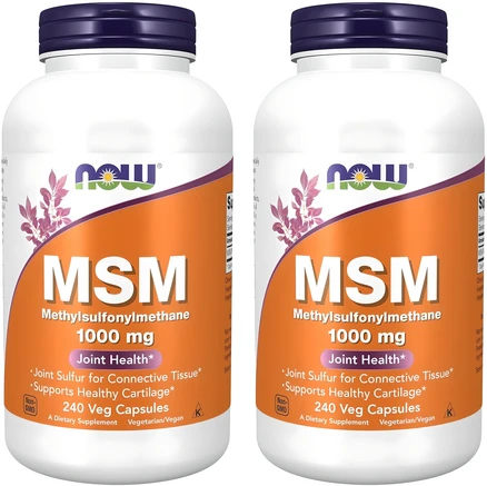 나우푸드 MSM 1000mg 베지 캡슐, 240정, 2개