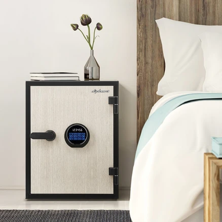 (안심설치)디프로매트금고 NEW 디지털 우드패턴 내화인증 금고 580WD 보석함 추가선반 2년품질보증 보안설계 경보기 전기충격방어 내부LED 음소거, 580WD 라이트오크(LO)