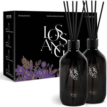 로쌩 프리미엄 대용량 디퓨저 선물세트, 2개, 500ml, 호텔우드