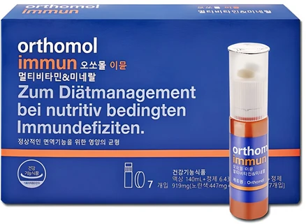 오쏘몰 이뮨 멀티비타민 & 미네랄 20ml + 919mg 독일비타민, 8회분, 1개