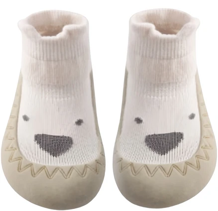 조이멀티 유아용 말랑 깜찍 표정 양말 보행기화 베어