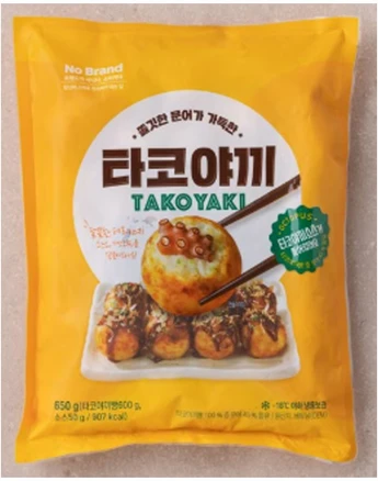 노브랜드 타코야끼, 4개, 650g