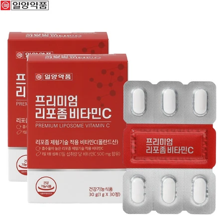 일양약품 프리미엄 리포좀 비타민C, 2개, 30정