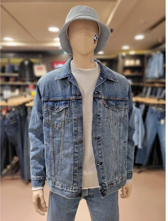 리바이스 무료배송!! 청자켓은 리바이스가 진리!! 지금 당장 입어야할 그 자켓!! LEVI'S 릴렉스핏 트러커 데님자켓[NC불광]A5782-13