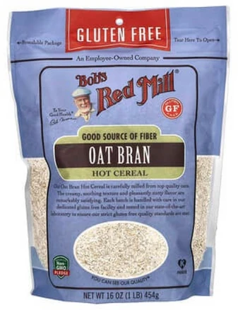 밥스레드밀 오트 브랜 귀리 겨 핫 시리얼 글루텐 프리 오트밀 Oat Bran 454g, 1개