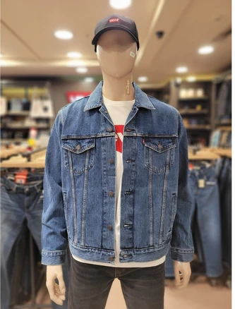 리바이스 무료배송!! 청자켓은 리바이스가 진리!! 지금 당장 입어야할 그 자켓!! LEVI'S 오리지날 데님 트러커자켓 블루[NC불광]130