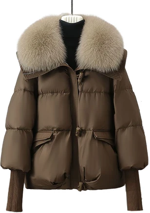 셀럽당 패딩 여 겨울 도톰 숏 루즈핏 보온 패딩 코트M2143