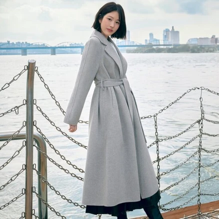 케네스 레이디맥클리 롱 핸드메이드 코트 장다아 착용 (ENH 204427