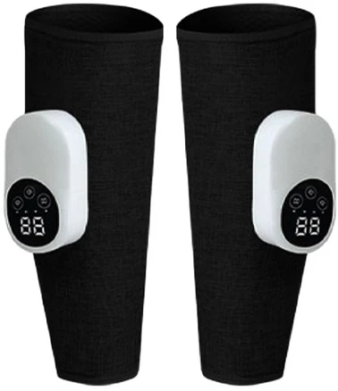 4세대 업그레이드 국민 종아리 마사지기 무선 온열 공기압 다리 마사지 기계 안마기 신형, 1세트, 블랙, R99890B