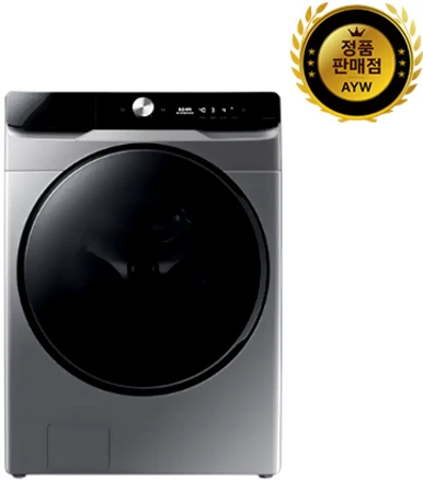 삼성전자 그랑데 세탁기 AI 이녹스 실버 WF21T6500KP 21kg 방문설치