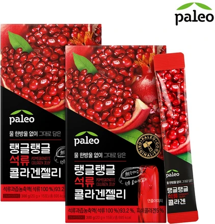 팔레오 석류콜라겐 젤리 (20g x 15포) x 2개, 300g