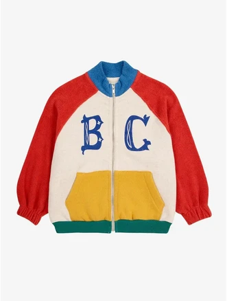 보보쇼즈 24FW B.C Vintage 컬러 블록 지퍼 자켓 B224AC057