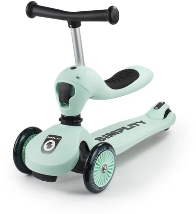 심플리티 2in1 아기 유아킥보드, 심플리티 2in1 그린민트 (발판,안전끈 증정)