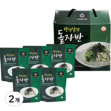 삼원 광천 돌자반 선물세트 1호 250g