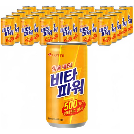 롯데칠성음료 비타파워, 180ml, 90개-추천-상품