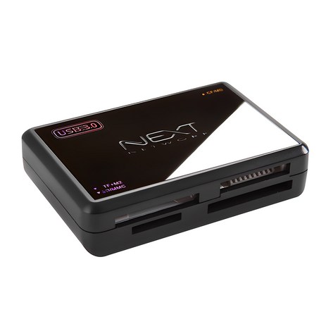 넥스트 USB 3.0 CF SD 올인원 카드 리더기 NEXT-9703U3 + 케이블 1m 세트, 혼합색상-추천-상품