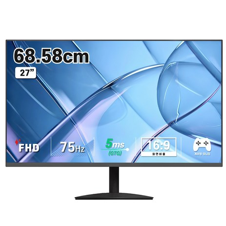 디엑스 68.58cm FHD 초슬림 베젤리스 모니터, DX275HDMI(일반)-IPS 27인치-추천-상품